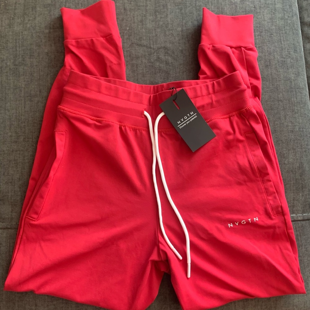 Ruby RED NVGTN Jogger Pants NWT